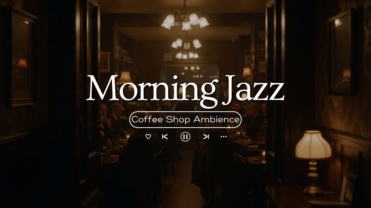 Cozy Morning Jazz 🍂 Fall Coffee Shop Ambience with Smooth Jazz Instrumental Music for Work, Study