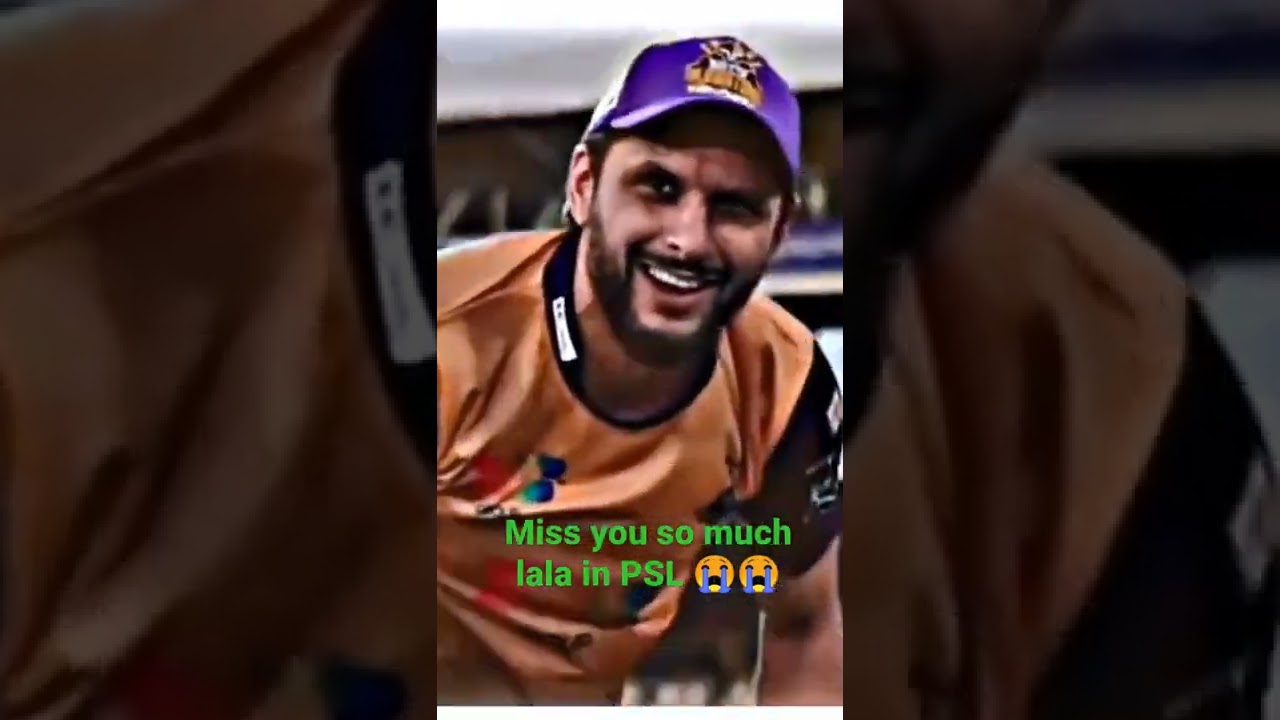 we are miss you so much lala in psl @shahidafridi #gamechanger #afridi #lala