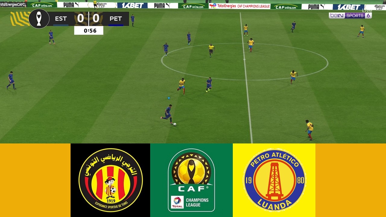 Esp&eacute;rance Tunis contre Petro de Luanda | Ligue des Champions de la CAF 2025/26