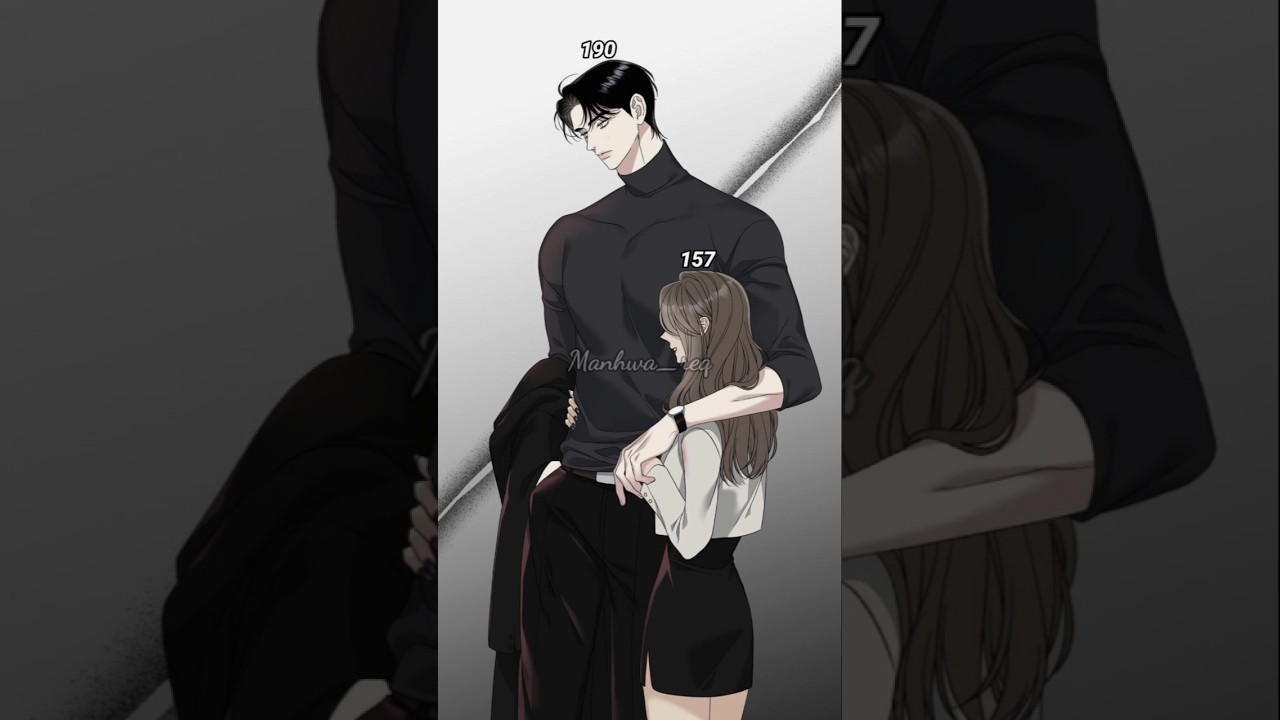 High different I want😍 #manhwa #cute #couple #high #shorts