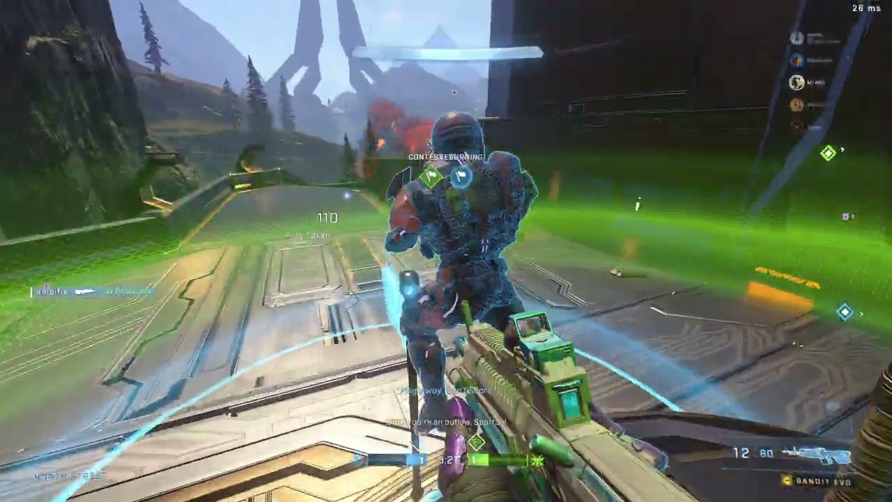 Halo Infinite - The flag glitched (Ranked CTF: Origin) 2025-Nov-26