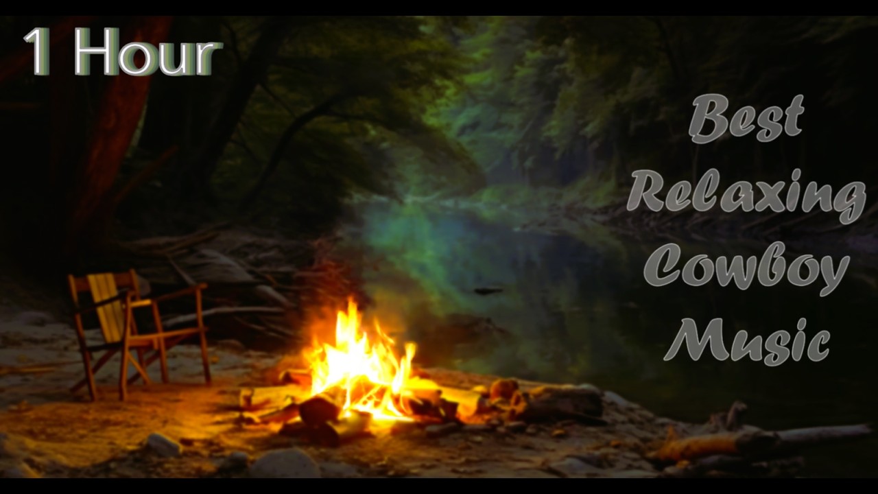 Ride Into the Sunset | Campfire Nights in the Wild West | 1 Hour Relaxing Cowboy Music 🐎🌵🌙