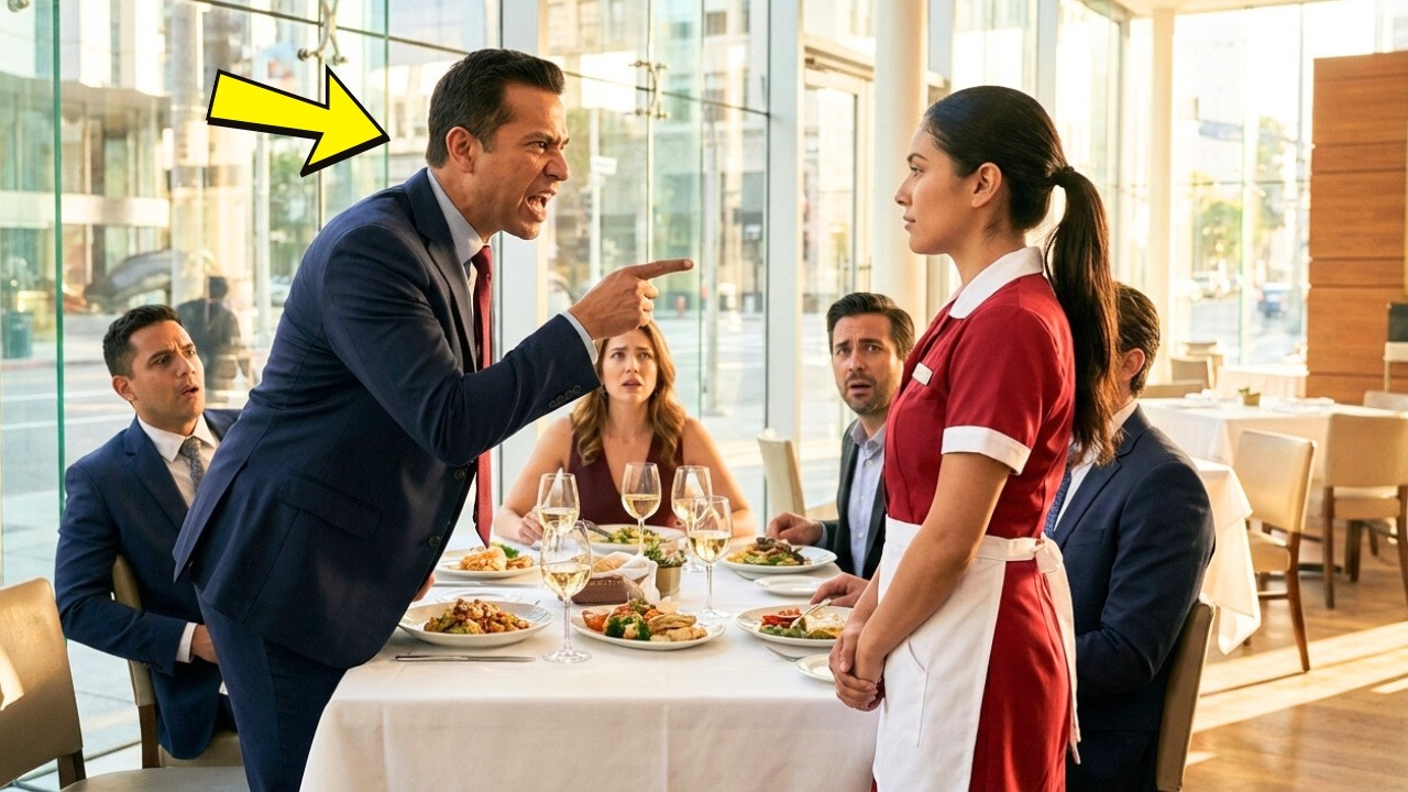EL MILLONARIO HUMILLÓ A LA MESERA DELANTE DE TODOS — Y LO QUE ELLA DIJO PARALIZÓ EL RESTAURANTE