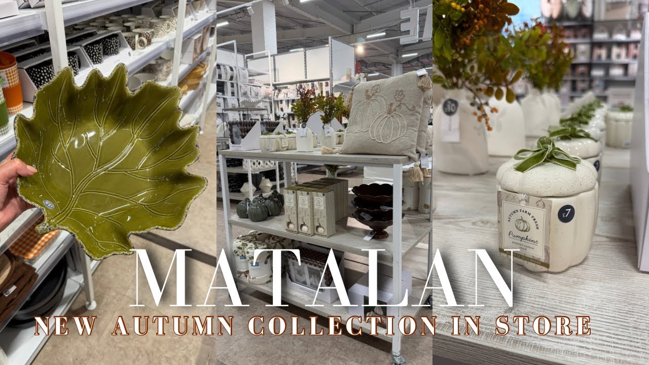 Первый взгляд на осеннюю коллекцию товаров для дома MATALAN 🍂