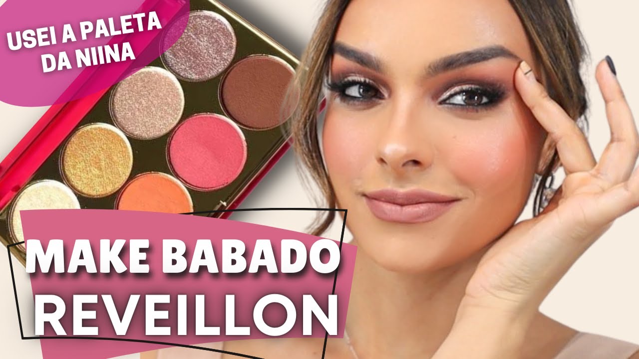MAQUIAGEM PERFEITA COM PRODUTOS NACIONAIS | USEI A PALETA DA NIINA SECRETS