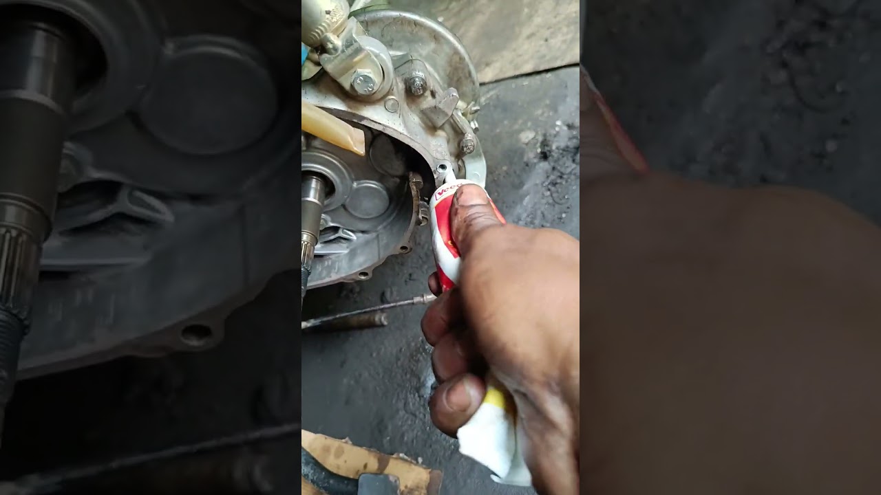 Fill of #activa #gear oil