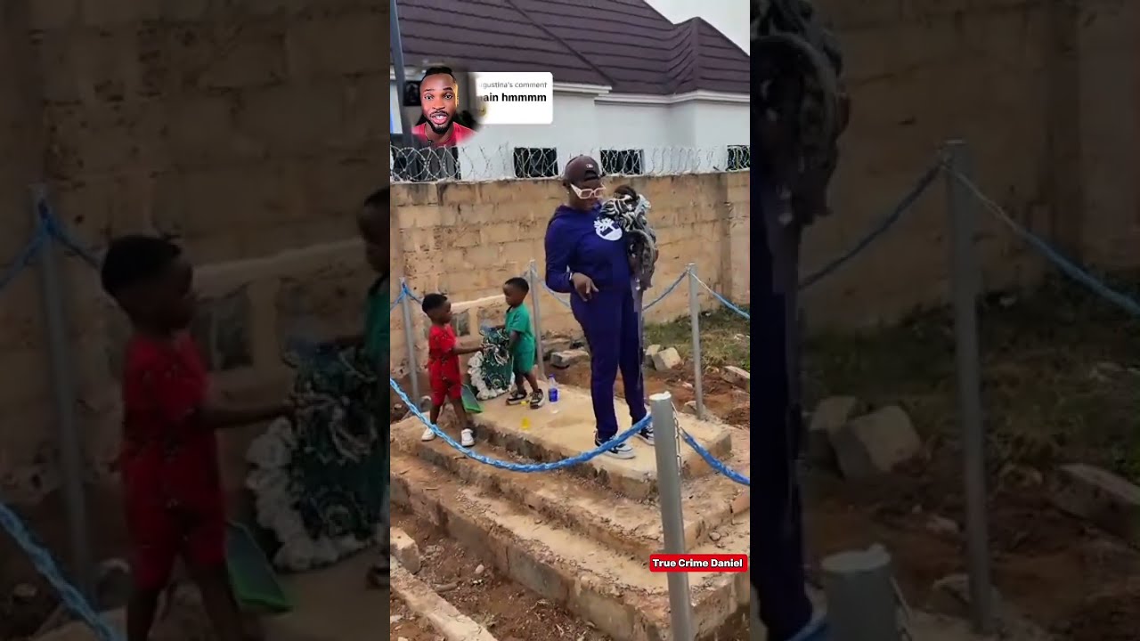 She Chained Her Husband Grave, Now Everyone On Tiktok Is Asking Her To Remove The Chains