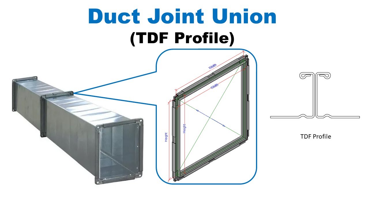 Create TDF Duct Joint Union Revit Family (Parametric)