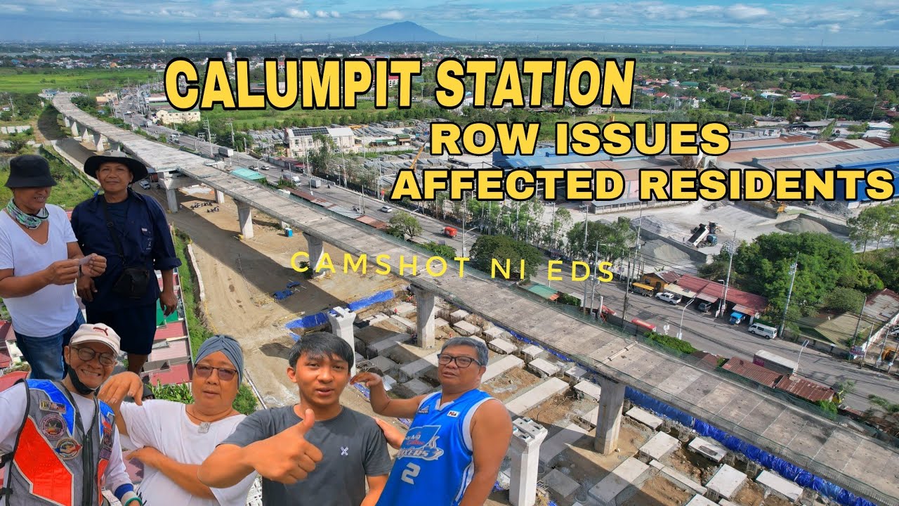 CALUMPIT STATION TINATAYO NA! GRABE PROBLEMA SA ROW DAMI PANG KABAHAYAN | INTERVIEW SA MGA RESIDENTE