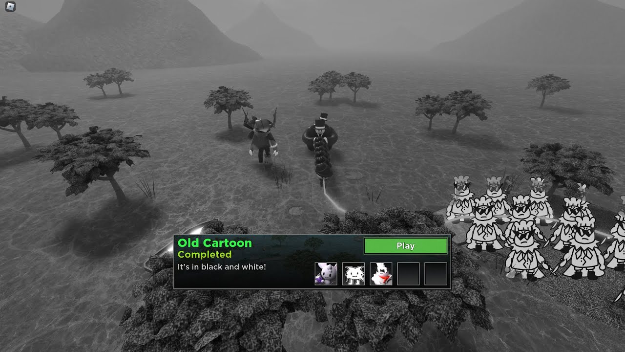 Old Cartoon Tower Heroes Weekly Challenge