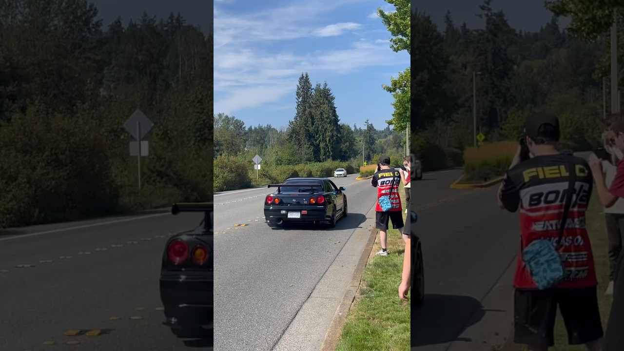 FIRST R34 GTR in the USA I&rsquo;ve seen! #r34 #r34gtr #r34skyline #gtr #r34exhaust #jdm #jdmcars