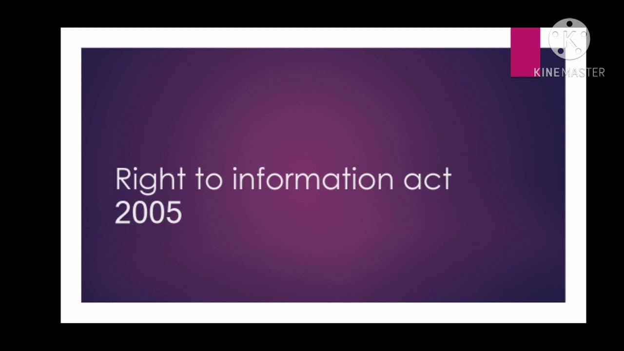 RTI act , 2005 | full explanation|media law and ethics