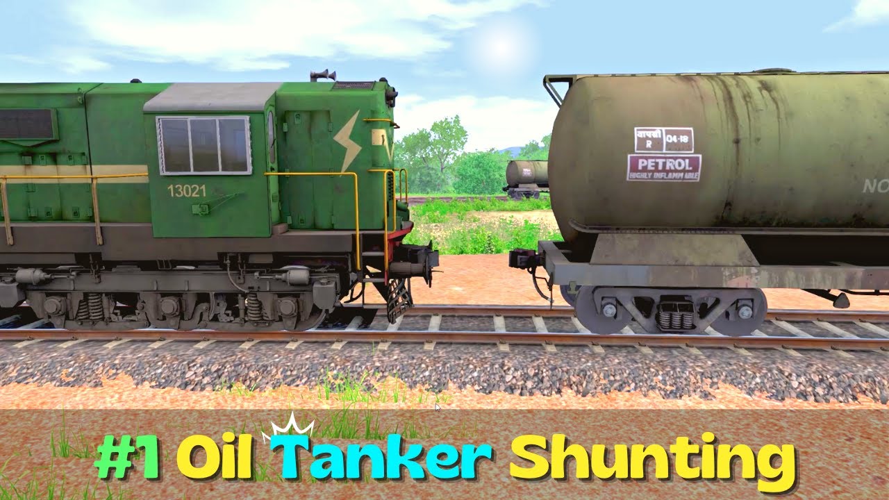 Indian Oil Tanker Train Game | Indian Oil Tanker Train Shunting In Indian Train Simulator Gameplay
