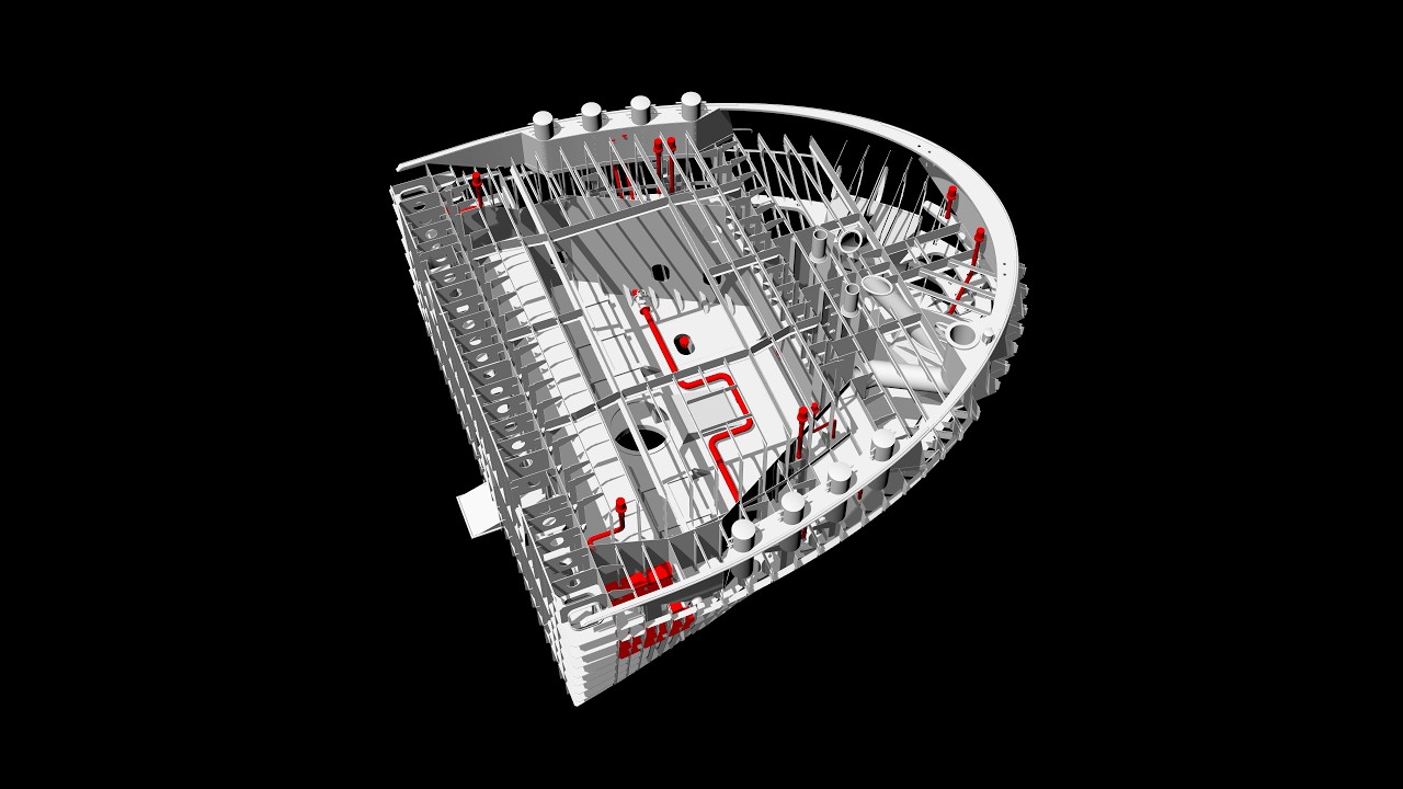 Inside a Completed Marine Piping Project