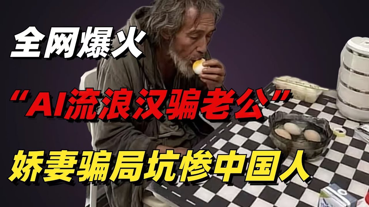 全網爆火「AI流浪漢騙老公」挑戰：嬌妻騙局，坑慘了多少中國人【小椰子專欄 】