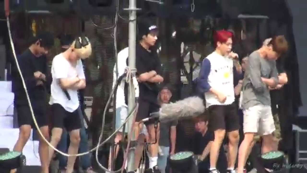 (Fancam)20150702-방탄소년단BTS 광주 유니버시아드-I NEED U+쩔어 리허설