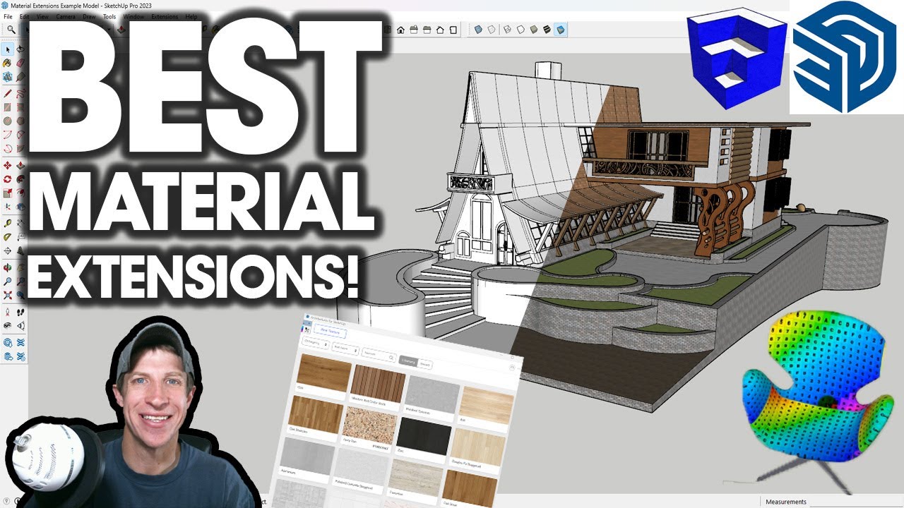 The ULTIMATE GUIDE to Material and Texture Extensions for SketchUp!