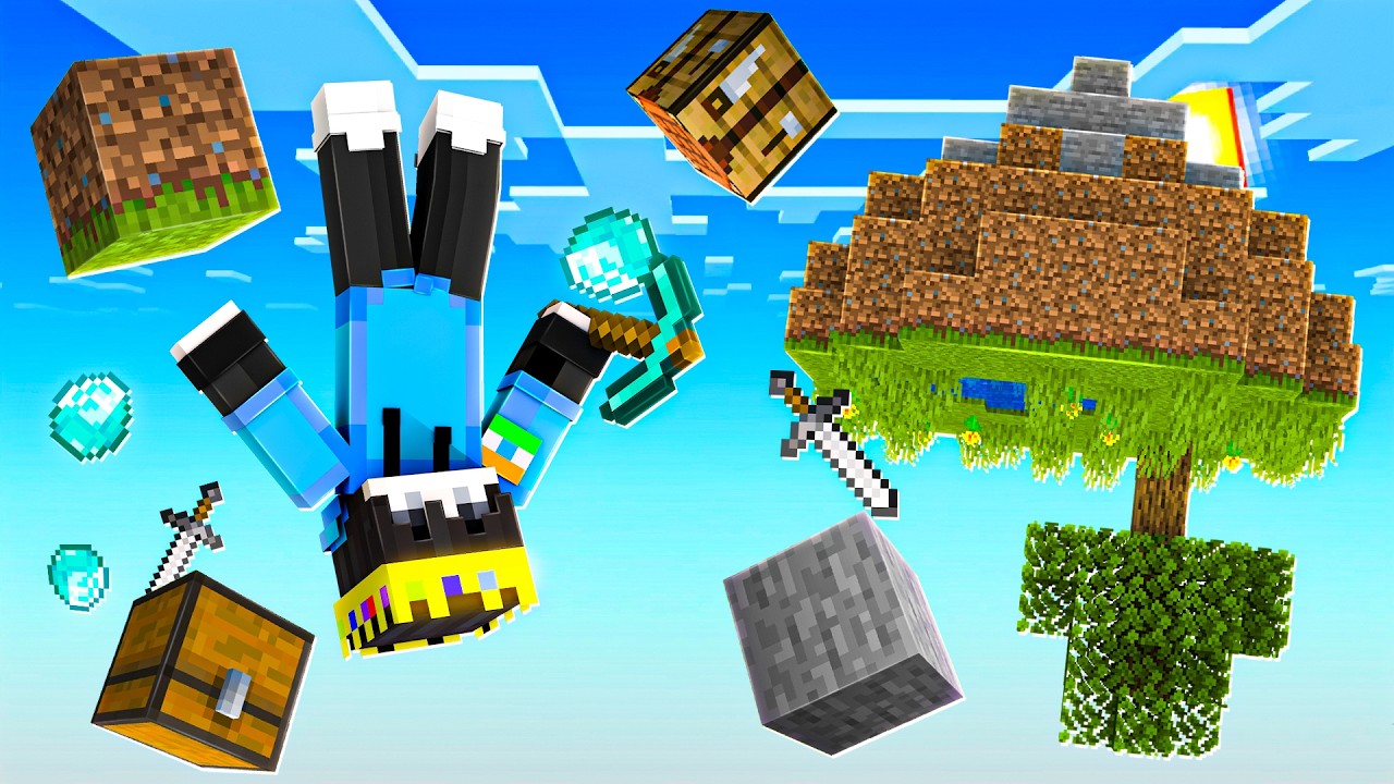 Skyblock Survival But NO GRAVITY!