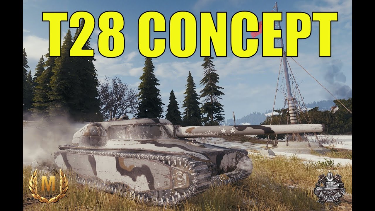 WOT REPLAY - LE T28 CONCEPT CONTRE DEUX KV 2 !