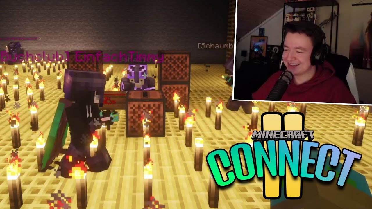 Da sind wir wieder und bauen den Keller weiter!👀 | Minecraft Connect 2 | byPlanet - Stream