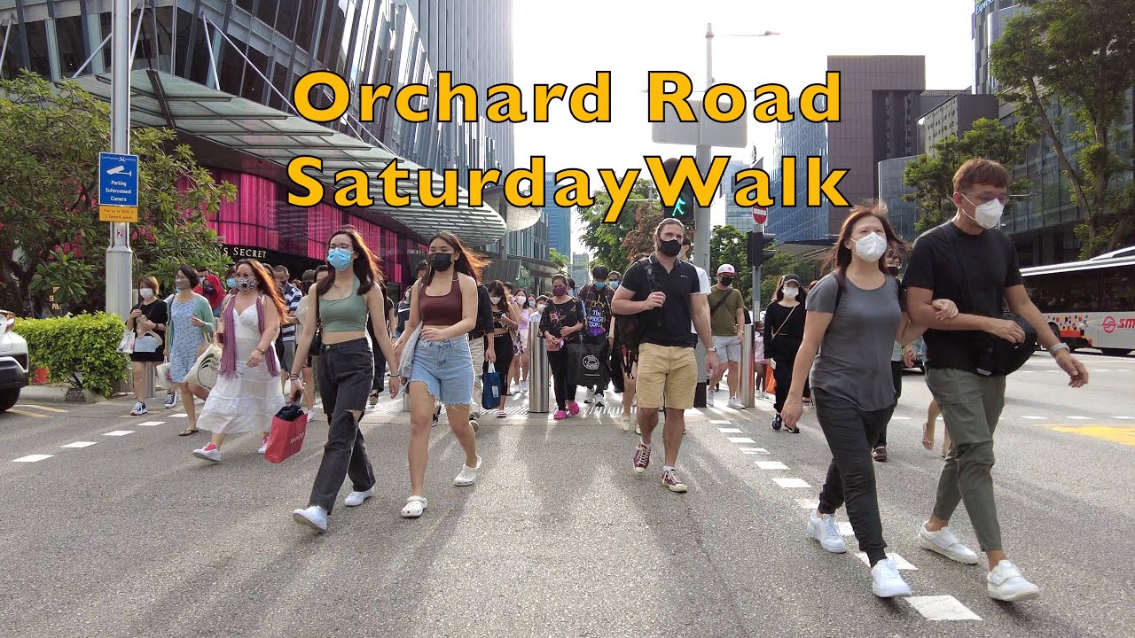 Orchard Road Walk Part 1 - Singapore Scene 4K #Singapore #orchardroad