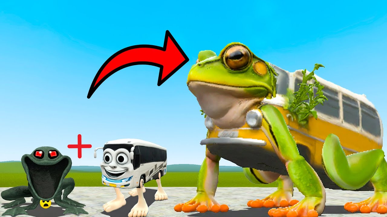 EVOLUTION OF NEW FROG BUS BRAINROT VS ALL ITALIAN AI BRAINROT BUS FAMILY In Garry's Mod!