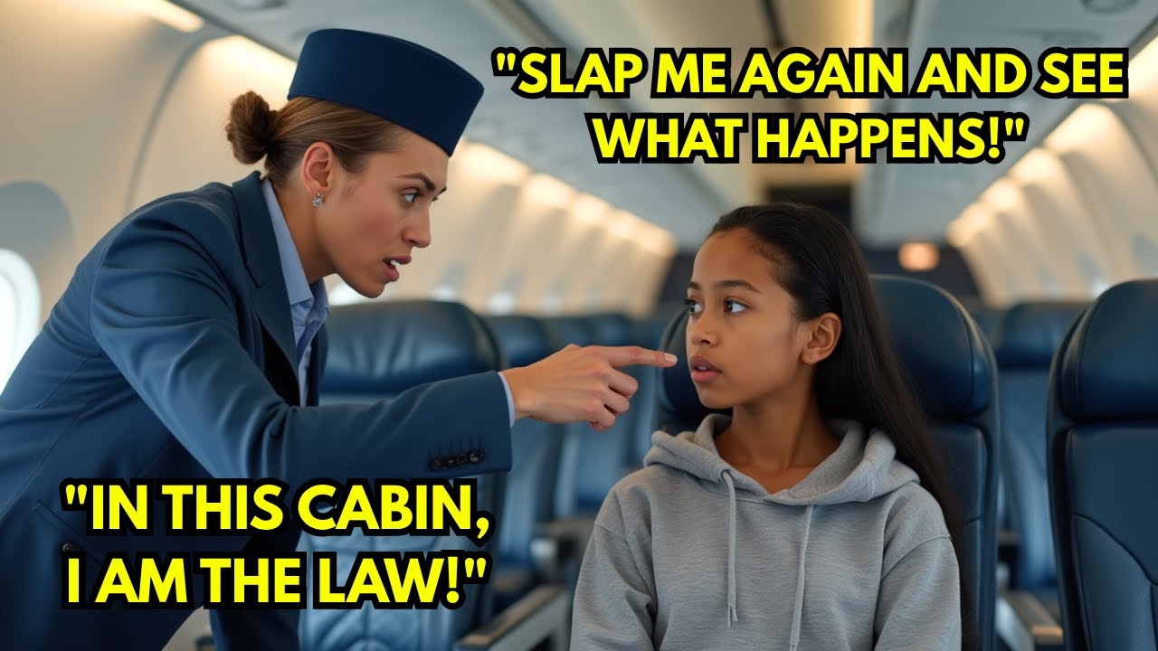 Flight Attendant Slaps Black Girl in First Class — One Call, 5 Minutes Later, 3 Airports Shut Down