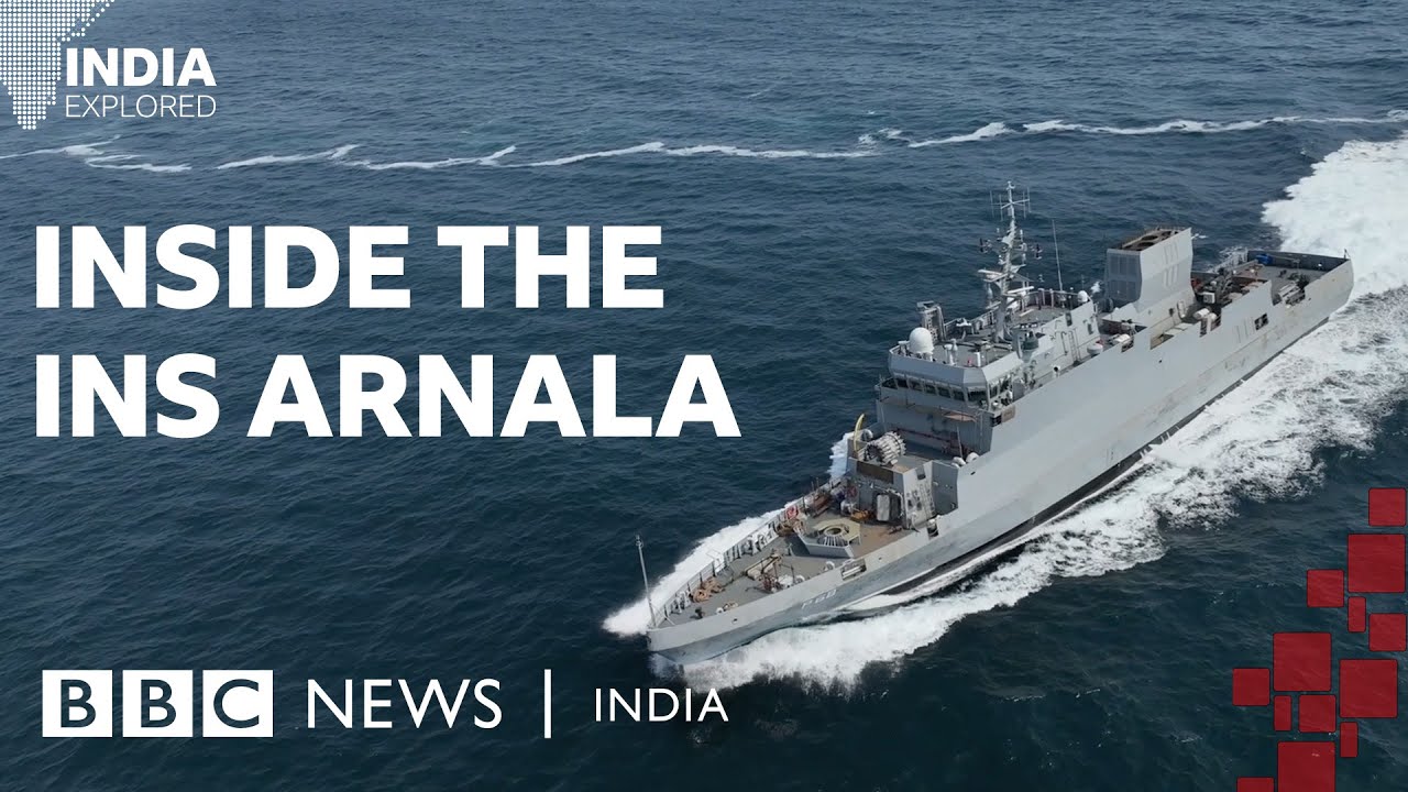 Onboard INS Arnala: India's next generation anti-submarine warship | BBC News India