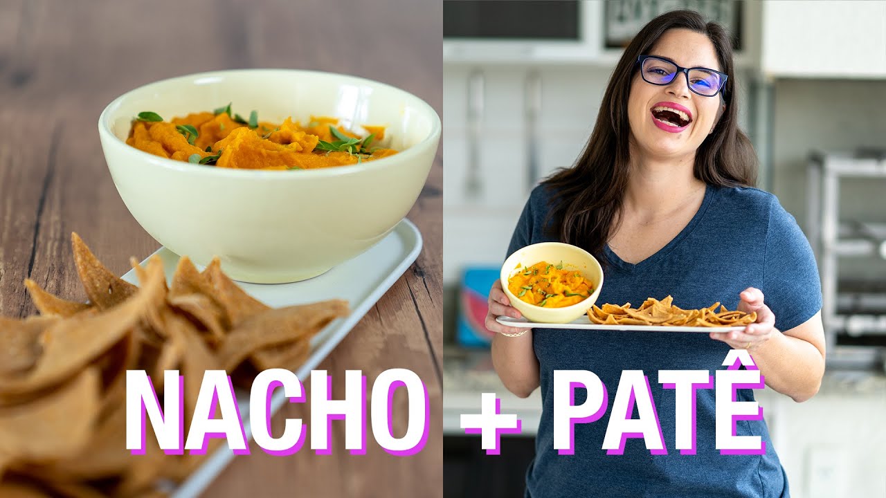 NACHO SAUDÁVEL ASSADO COM PATÊ CENOURA E ALHO PORO | Veronica Laino