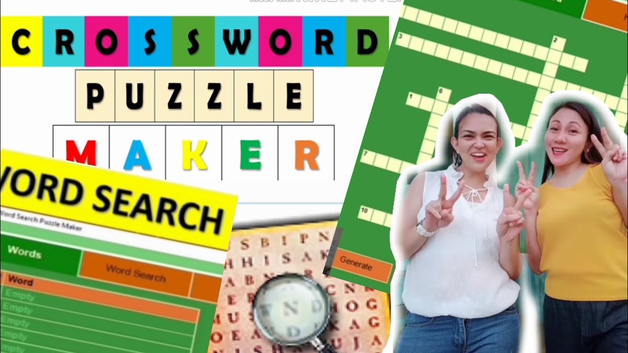 Tutorial with Beshy I FREE CROSSWORD PUZZLE and FREE WORD SEARCH PUZZLE MAKER #DepEdOER