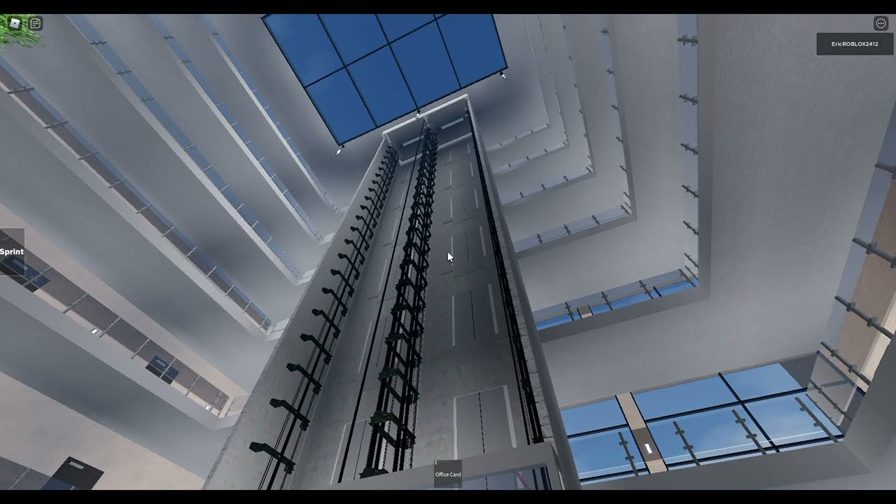 Smooth Schindler 5500 MRL Traction Elevator at Bantam Corporate Towers - ROBLOX City