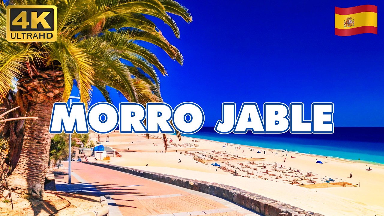 MORRO JABLE : Fuerteventura’s Dreamy Beaches and Charming Streets! 🌴🌞 Canary Islands Walking Tour
