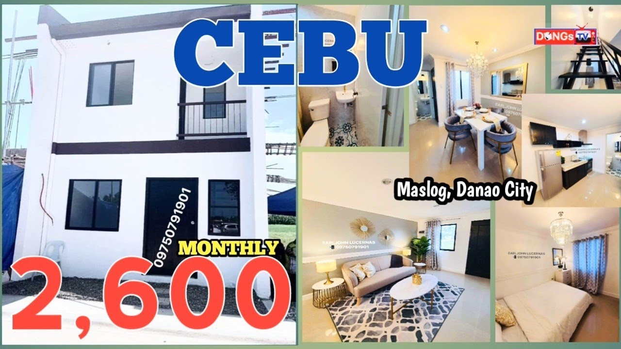 2,600 MONTHLY HOUSE & LOT IN CEBU? VILLA YSABEL in MASLOG, DANAO CITY, CEBU