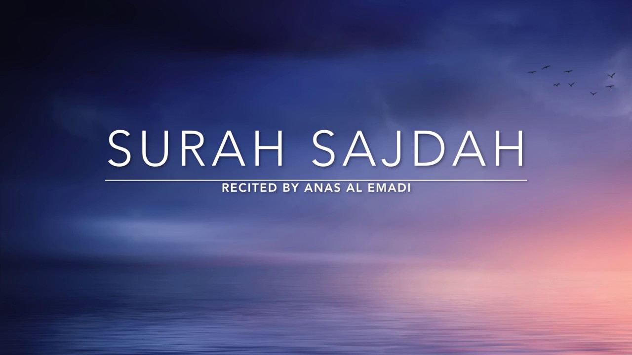 Surah Sajdah - سورة السجدة | Anas Al Emadi | English Translation