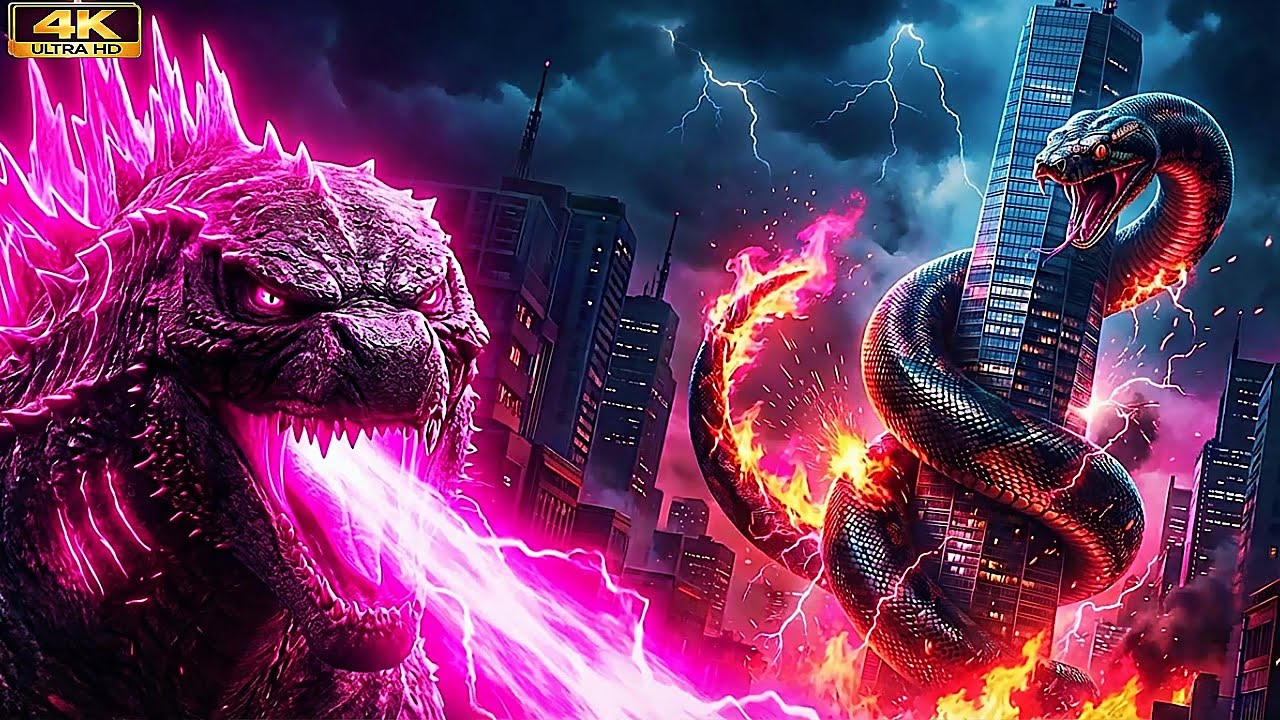 Godzilla Evolved & King Kong vs Giant Snake: The Ultimate Kaiju Battle (Monsterverse)