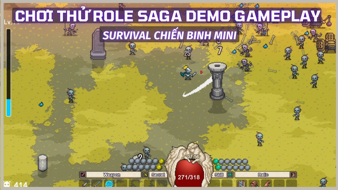 Sole Saga Demo gameplay | Surival chiến binh mini đơn giản