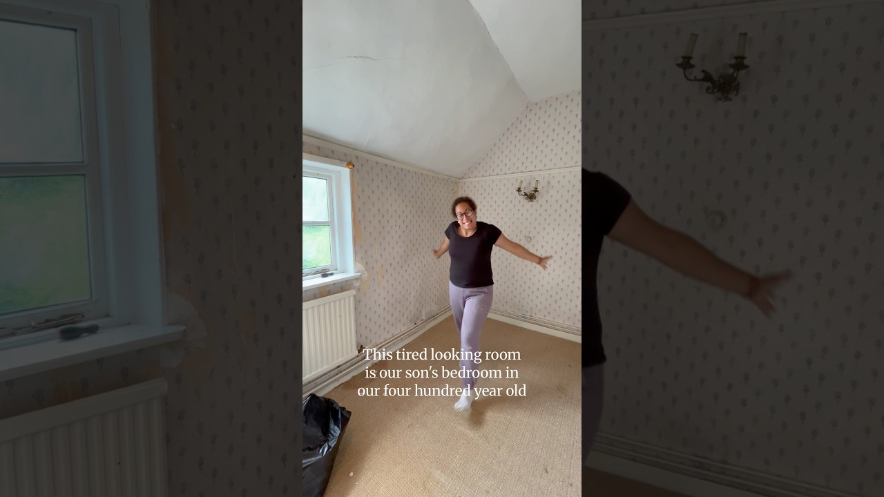 So much for a quick bedroom makeover!  #renovation #bedroomrenovation #houserestoration #diy
