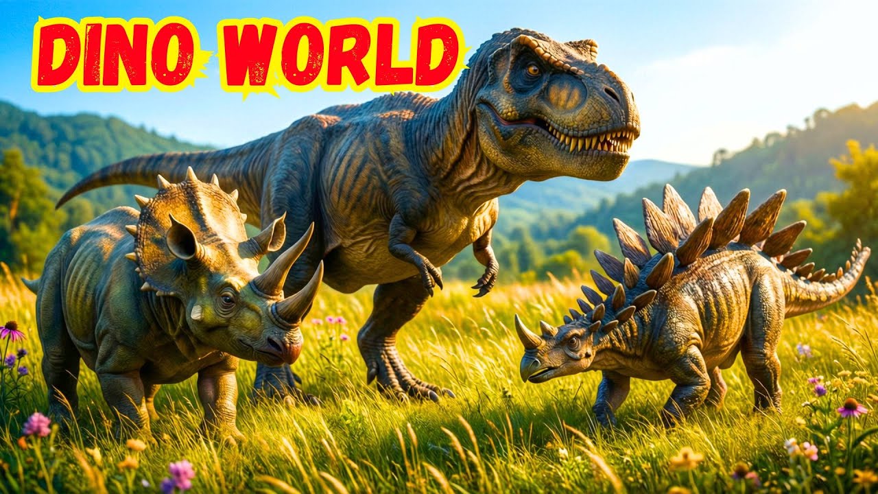 Dino Sun Shine Safari Song| Dinosaur Songs For Kids