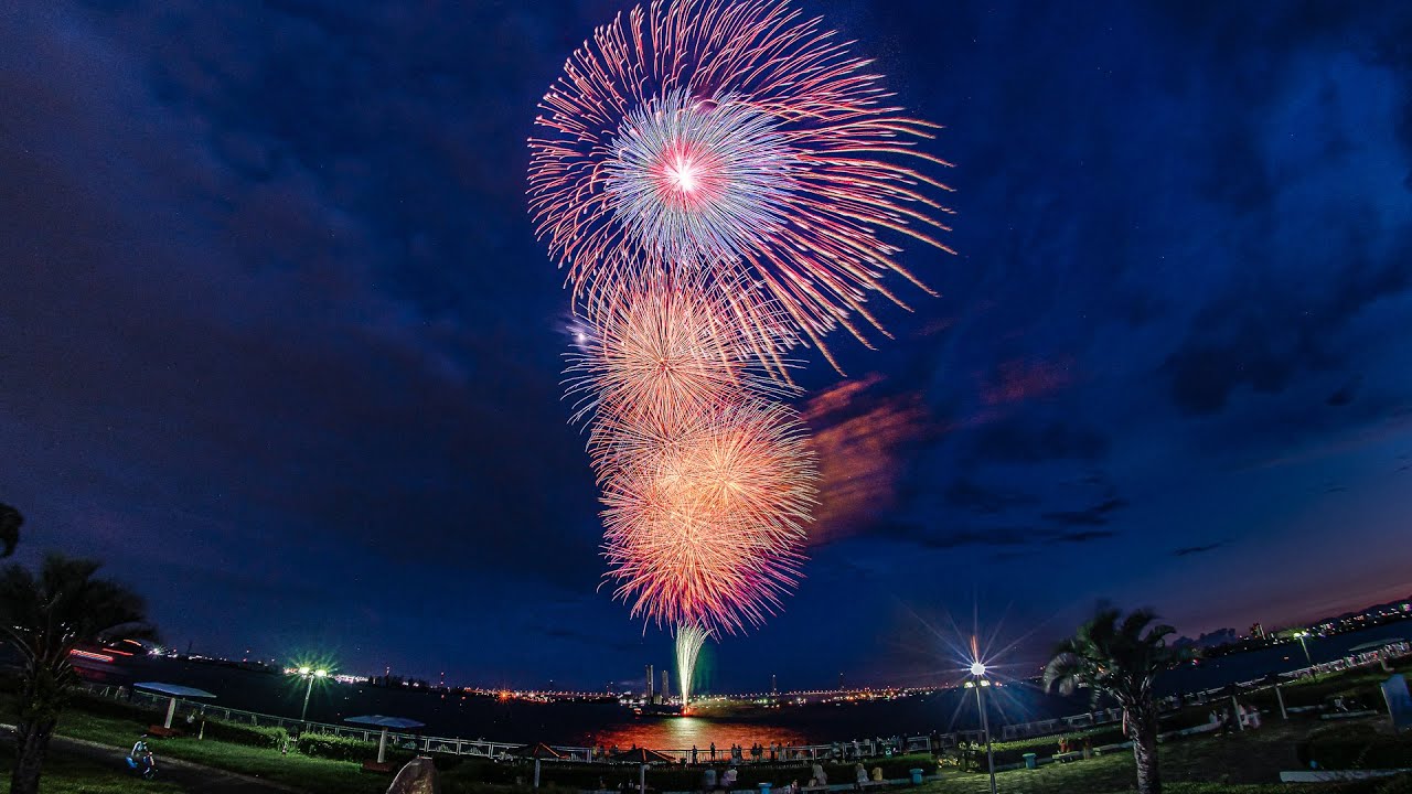 [4K] 名古屋港サプライズ花火 2021 - Nagoya Port Surprise Fireworks Display - (shot on BMPCC6K)