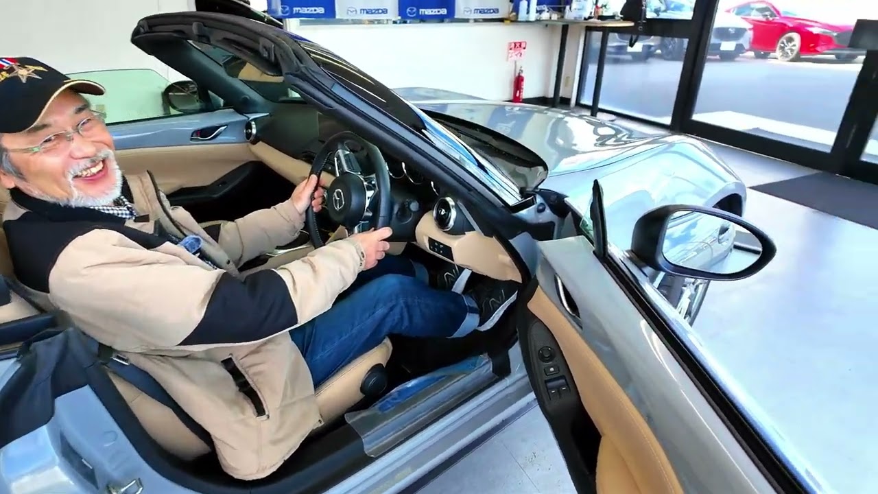 MAZDAロードスターを買っちゃった！　私がオーダーした車種を紹介　S- Leather Package V- Selection 2024.  オープンカーで巡る心の旅に出るのだ～