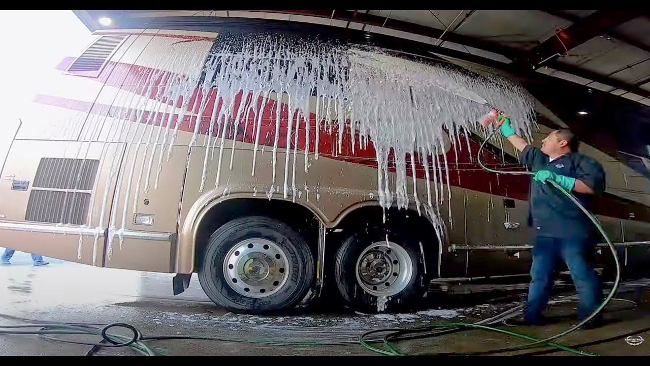 Luxury Coach Washing Procedures with Marathon’s Dave Bash