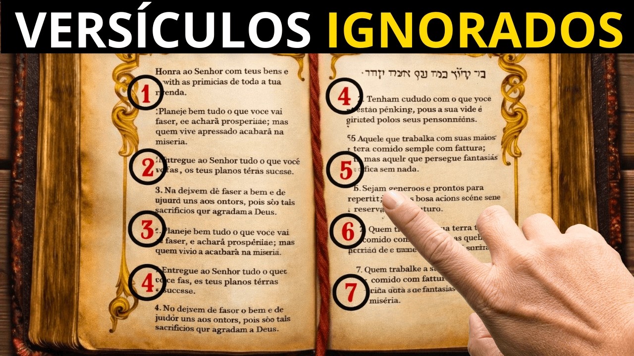 7 Versículos Bíblicos IGNORADOS que farão você ficar RICO! Ative Prosperidade, Dinheiro e Riqueza