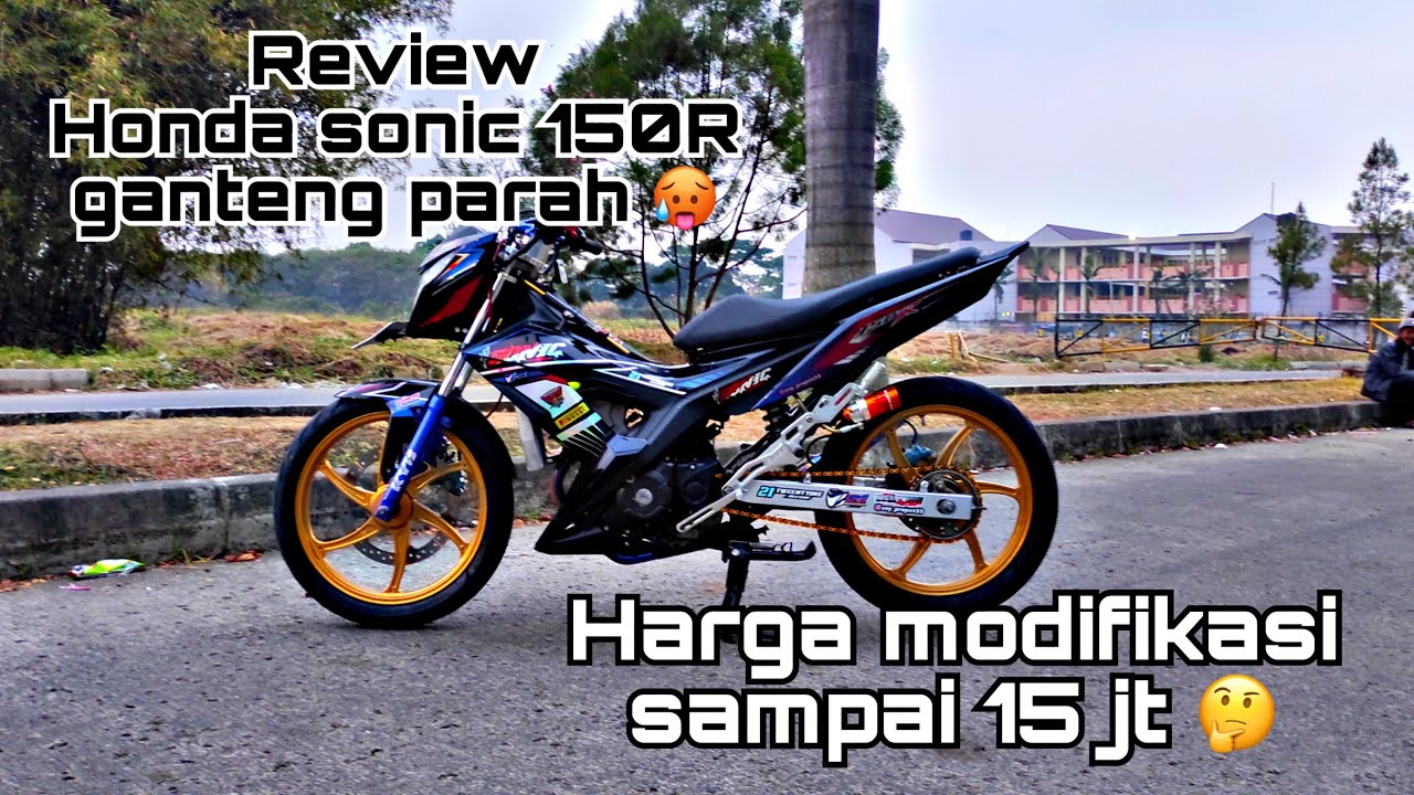 REVIEW MODIFIKASI HONDA SONIC 150R BAJET 15 JT | LOOK STYLE ROAD RACE | #hondasonic150r #sonic150r