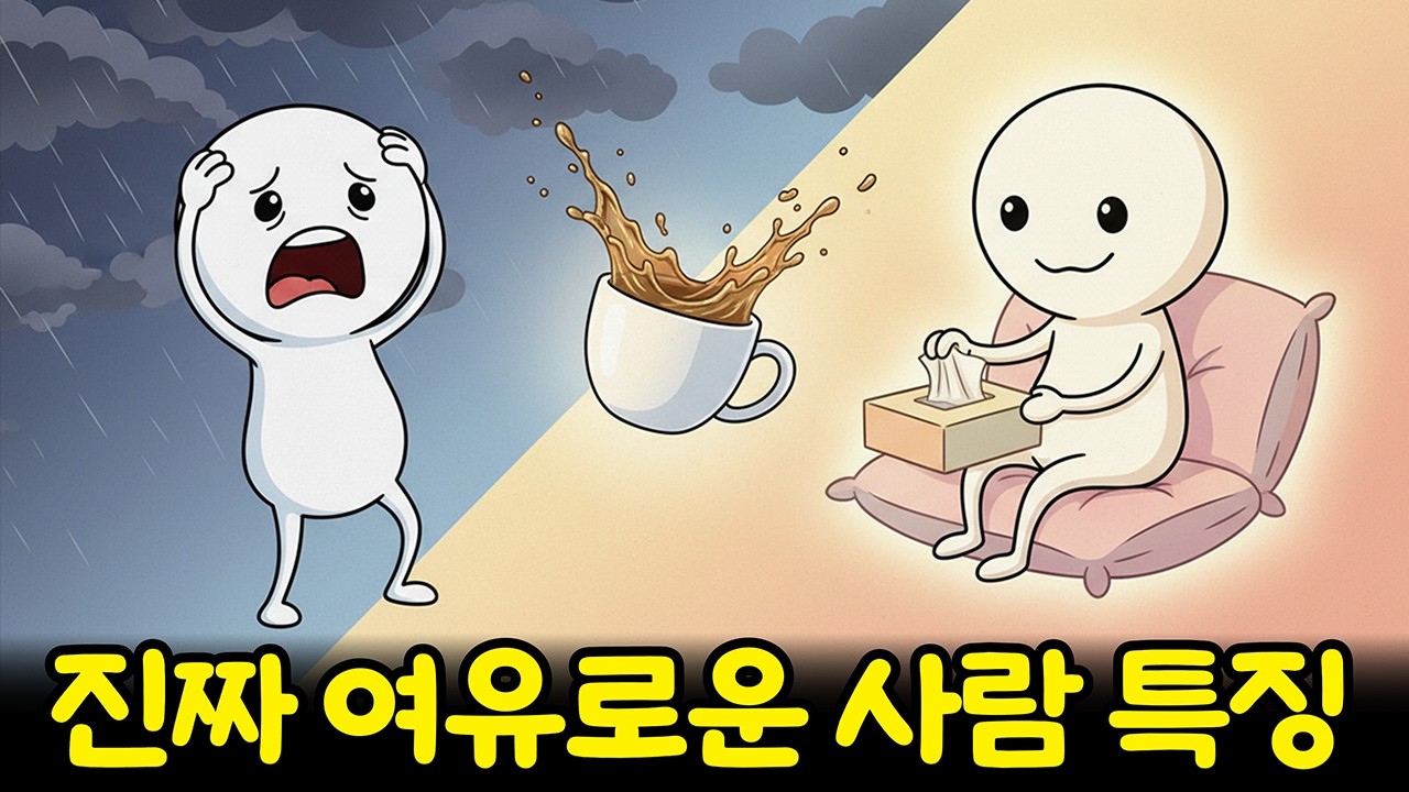 늘 여유 있는 사람들의 결정적 차이 1가지 (감정 조절의 심리학)