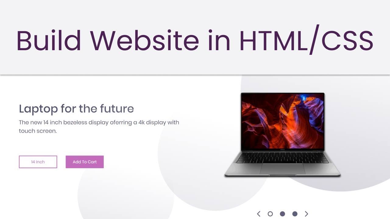 Создайте адаптивный веб-сайт с помощью руководства по HTML и CSS