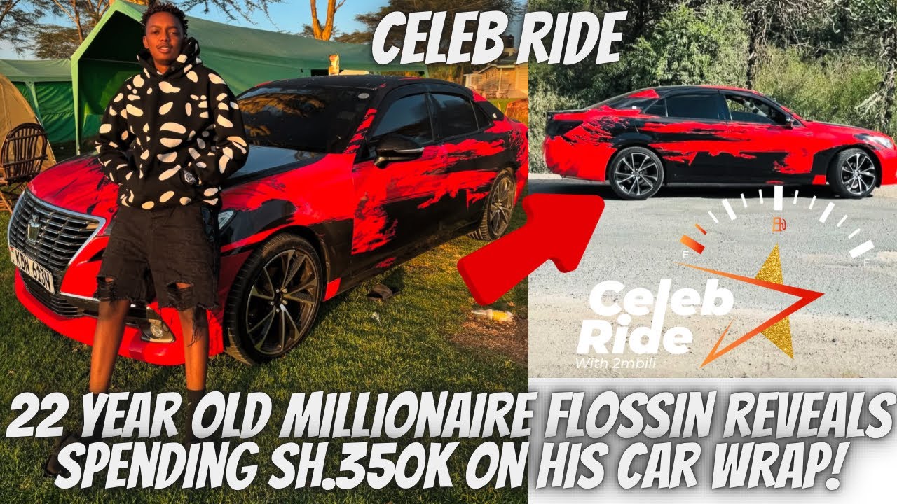 22 Year Old Millionaire Flossin Reveals How He Acquired His Sh.2.9M Ride; A Royal Crown - Celeb Ride