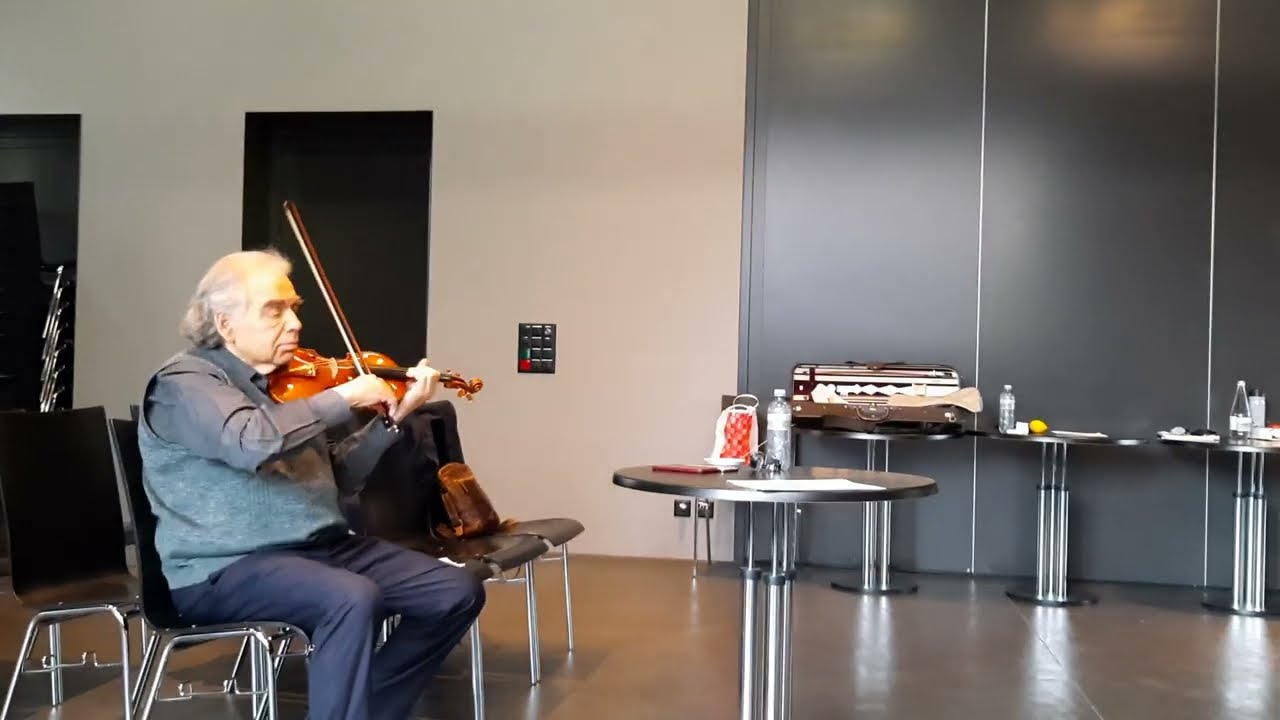 Мастеркласс проф.З.Брона Миша Андреев.Prof.Bron masterclass Misha Andreev,11 Saint-Saens,Wieniawski