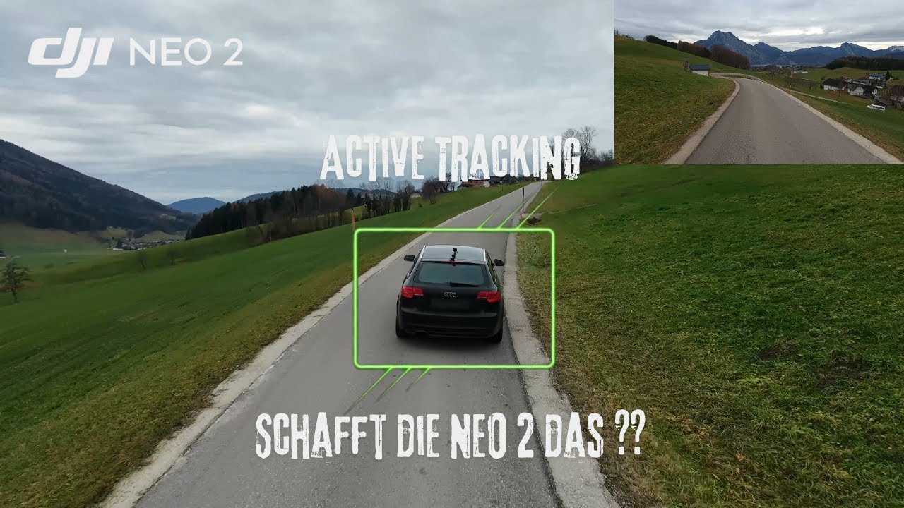 DJI NEO 2 - Active Tracking mit dem Auto (Crash)