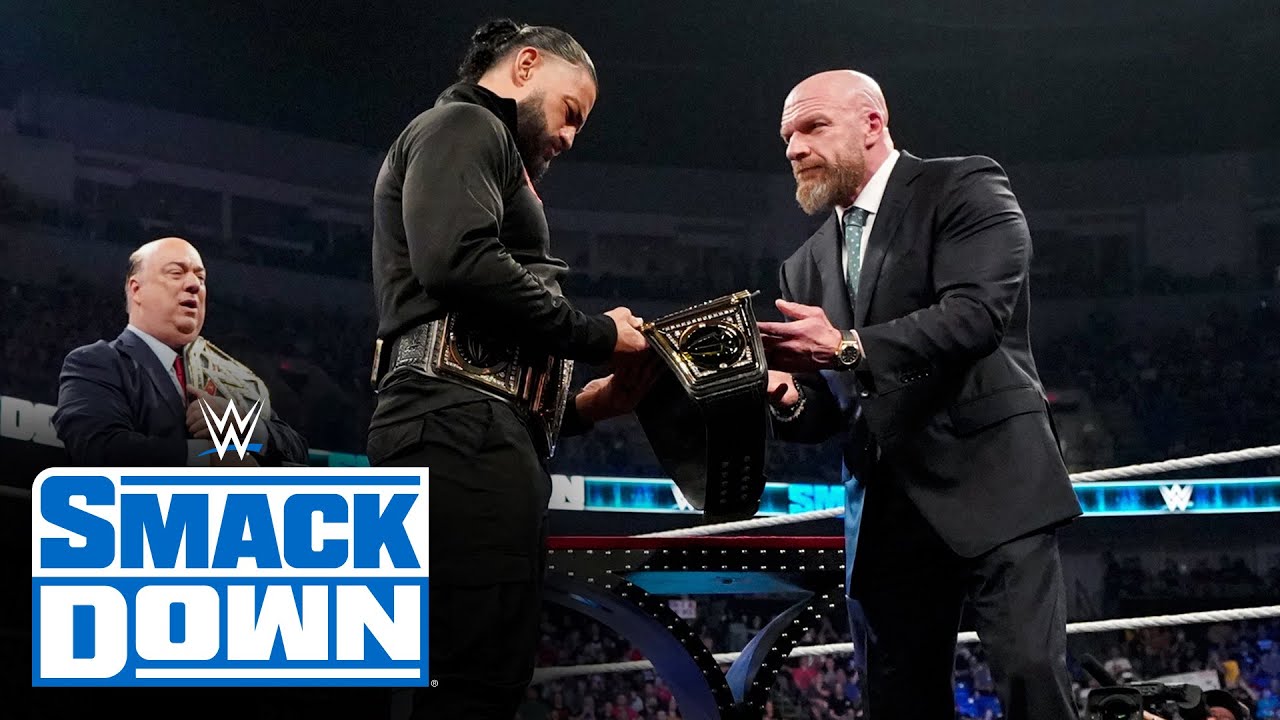 Triple H представляет Reigns — новый титул абсолютного чемпиона WWE Universal: лучшие моменты Sma...