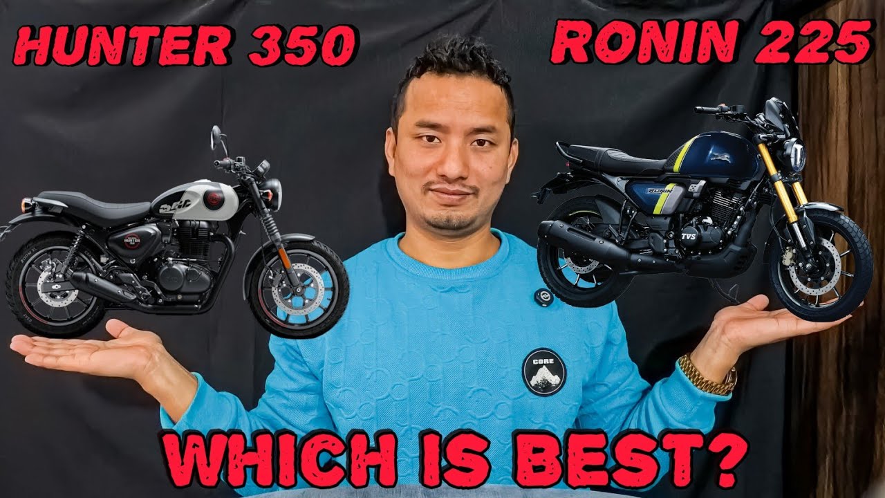 Royal Enfield Hunter 350 Vs Tvs Ronin 225🔥- Which is Best?